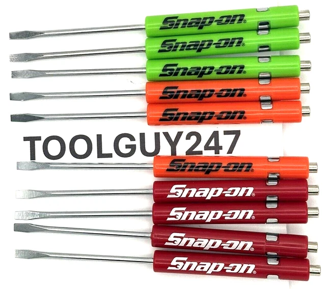 12 Snap On Tools Screwdrivers Per Order . Red Pocket Screwdriver ... - EBay - Foto 7
