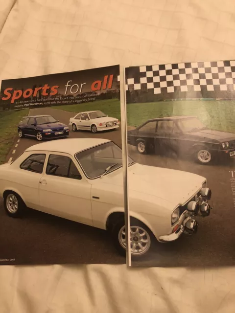 Ford Escort Twin Cam / RS road test Classic And Sports Cars Magazine