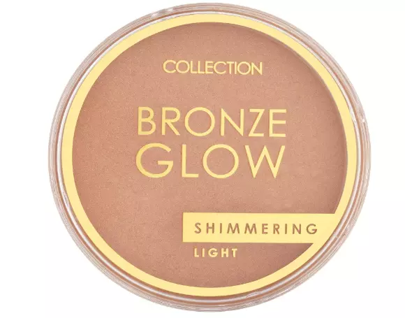 Collection Cosmetics Bronze Glow, Highly Pigmented Bronzer, 15g,Shimmering Light