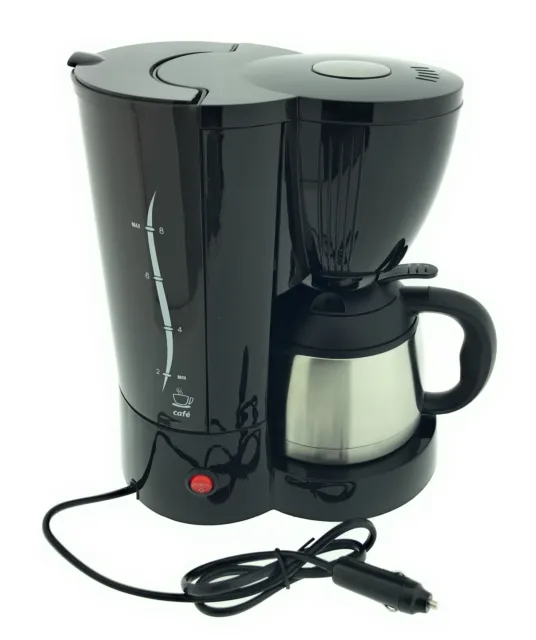 XL 24V Kaffeemaschine 10 Tassen Coffee 300 W LKW Boot Kaffee Maschine 24 Volt 1L