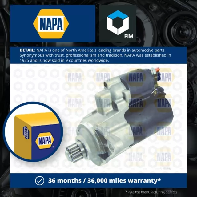 Starter Motor NSM1376 NAPA 02E911023J 02E911023JX Genuine Top Quality Guaranteed