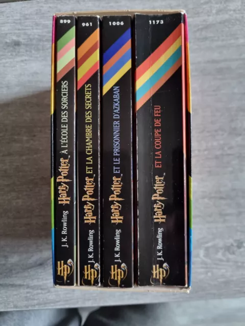 folio junior coffret 4 livres harry potter,tome 1 à 4 occasion