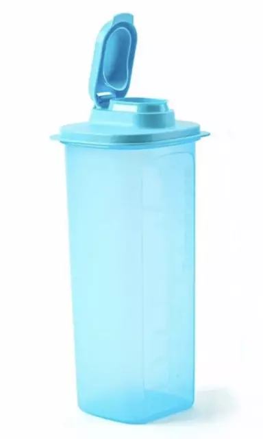 Tupperware Slimline Pitcher Water Jug 2L Blue 2L Fits Fridge Door NEW