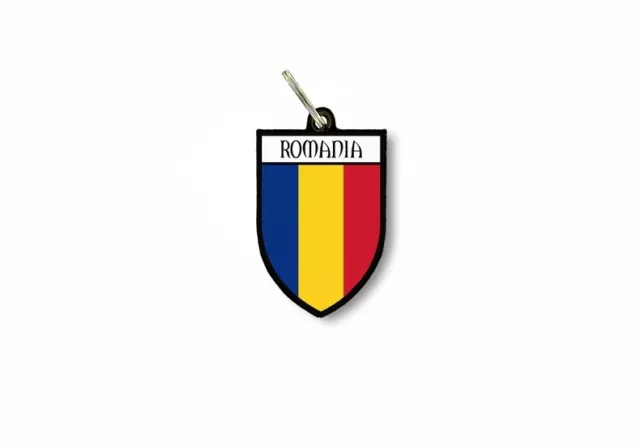 Porte cles clefs cle drapeau collection ville blason roumanie roumain