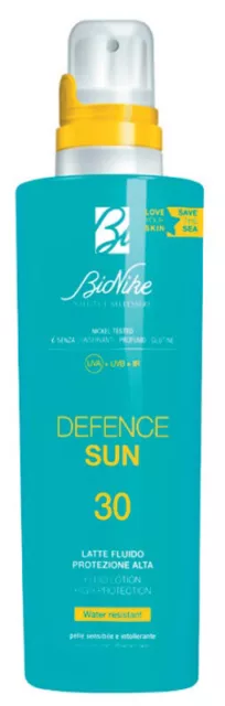 DEFENCE SUN LATTE FLUIDO SPF 30 BioNike 200ML