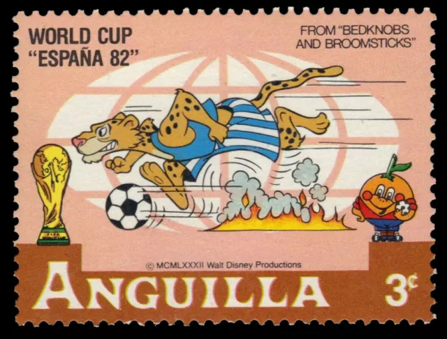 ANGUILLA 493 (SG521) - Disney Espana '82 World Cup Football (pf84721)