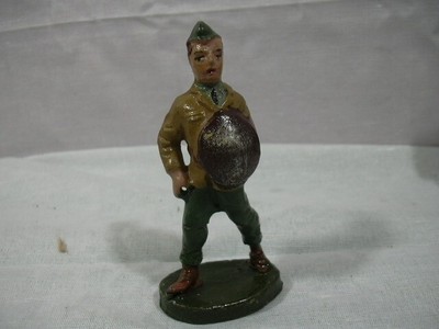 Germany WWII Tipo Elastolin Lineol FF Atlantic Vintage Toy Soldiers Soldatini in Pasta 