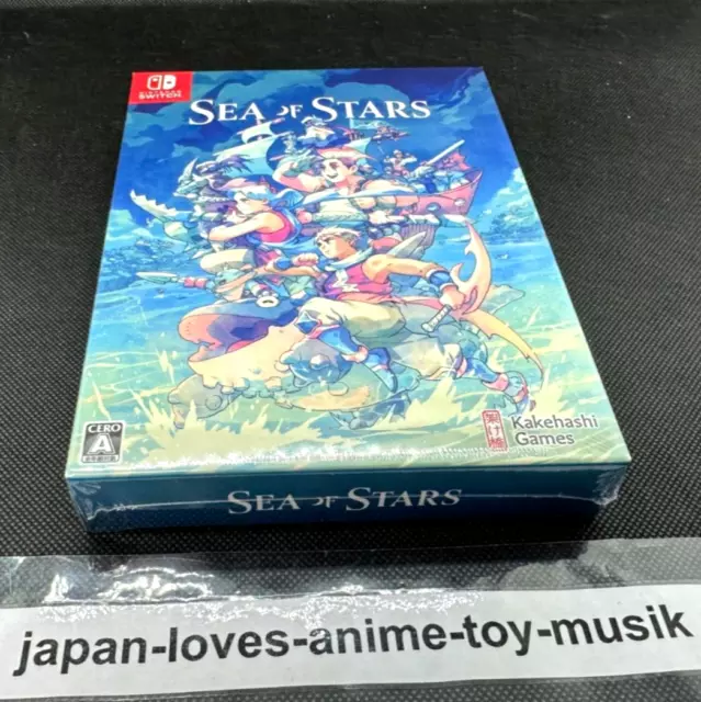 Sea of Stars Paquete Nintendo Switch OST Banda sonora CD Pegatinas Juegos...