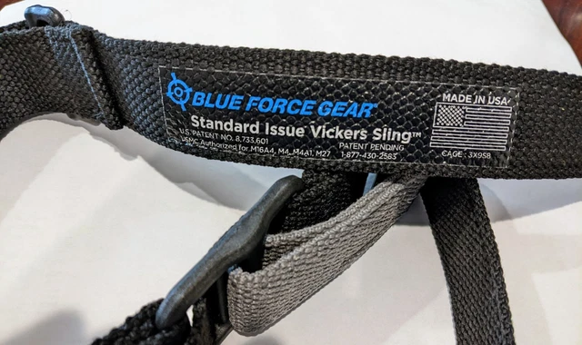 USMC Blue Force Gear Vickers 2-Point Combat Rifle Sling, Black