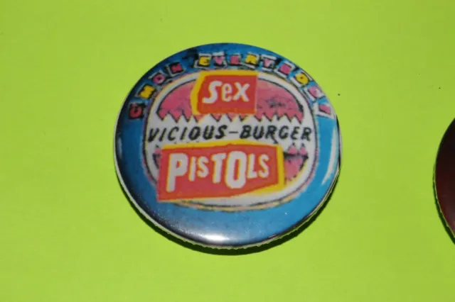 Sex Pistols Punk    Badge 44 Mm Punk  Pistols