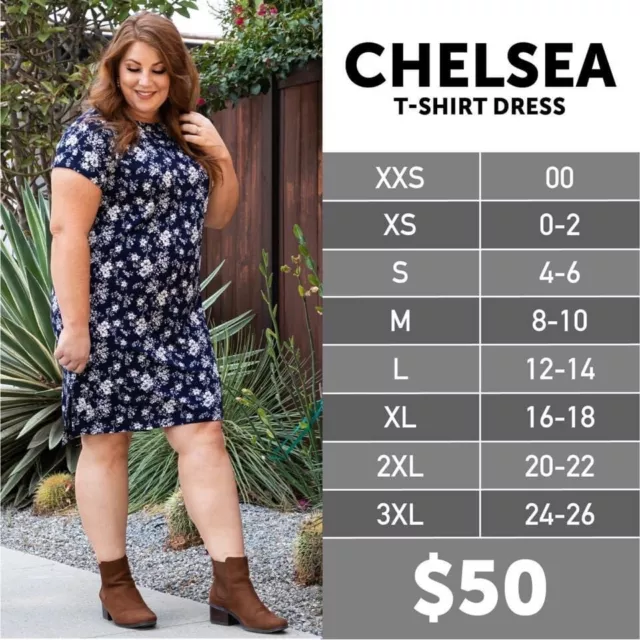 NWT - LuLaRoe Chelsea Dress - Various Prints and Sizes