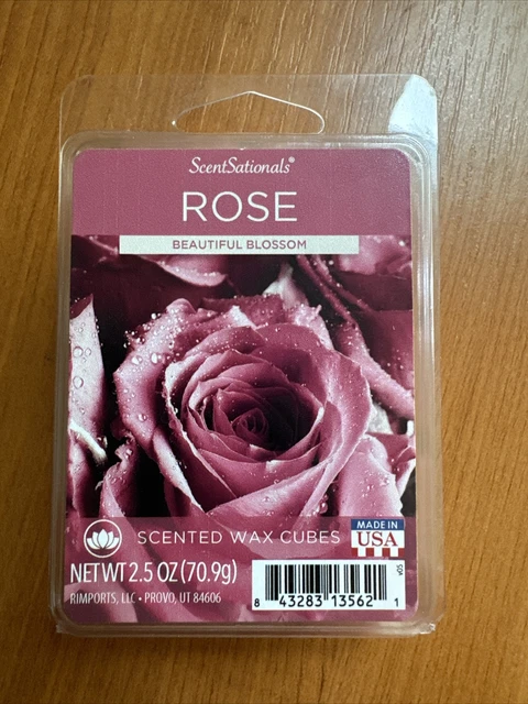 SCENTSATIONALS ROSE SCENTED WAX MELT CUBES 70.9g £7.99 - PicClick UK