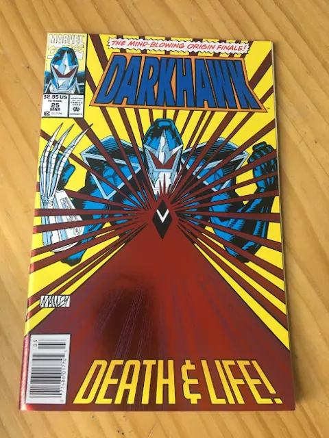 Darkhawk # 25 Vf Newsstand Copy Marvel Comics 1993 Mike Manley