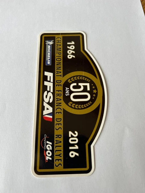 Trophée FFSA Coupe De France Des Rallyes 1996 – Presse-Papier Monaco