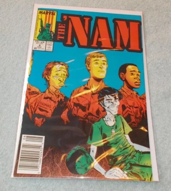 The Nam # 9 1987 Marvel War Comic Doug Murray Vg (Thank You Vets!)