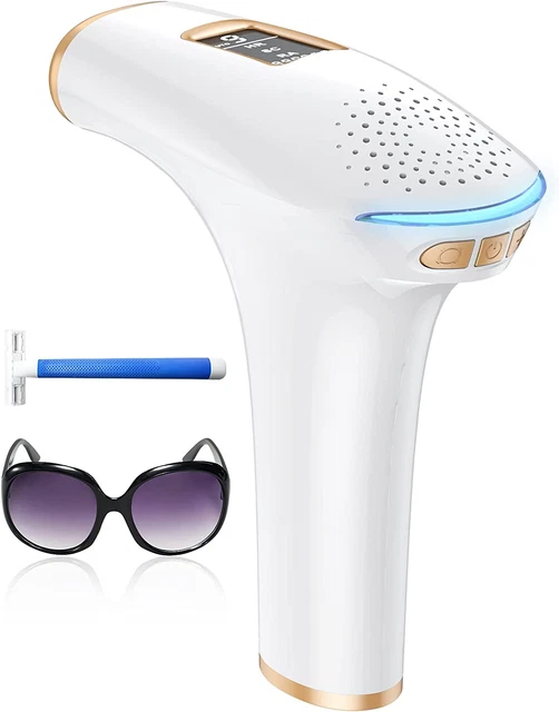 Epilatore Luce Pulsata, IPL Epilatore Laser Peli Donna 999900 Flash, 9 Livelli E