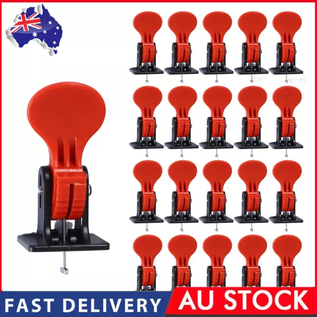 100X Tile Leveling System Floor Alignment Adjustable Clip Reusable Hand Tool,//