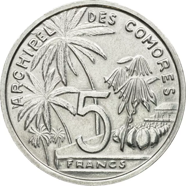 [#493817] Münze, Comoros, 5 Francs, 1964, Paris, ESSAI, UNZ+, Aluminium, KM:E3 2