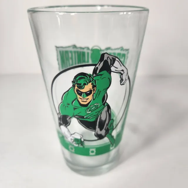 Green Lantern Pint Glass Cup TM & DC Comics Distributed By ICUP Inc. Made in USA