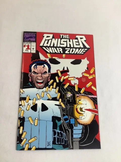 The Punisher War Zone Vol. 1, # 1, March Marvel Comics 1992 JR Cover