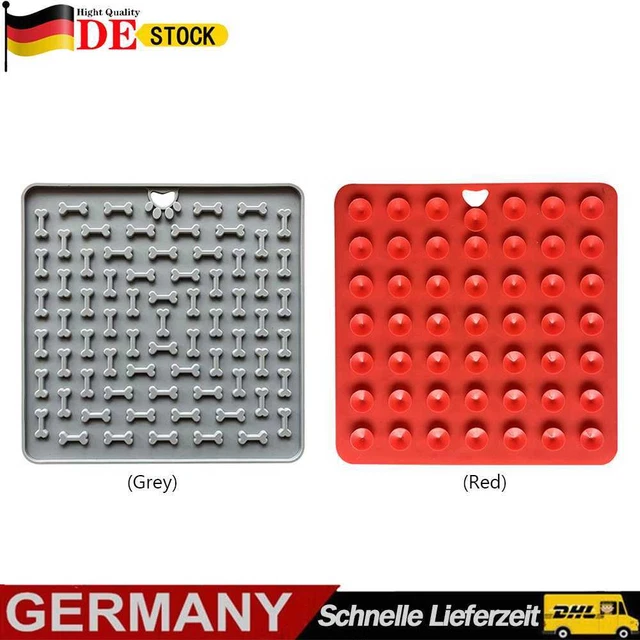 Hunde Katzen Slow Food Leckmatte Silikon Pet Slow Feeder Pad Trainingszubehör