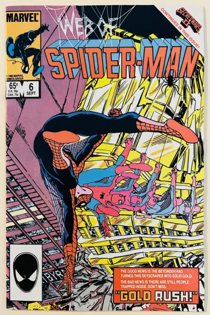 Marvel’s Web Of Spider-Man Vol. 1 No. 6, 1985 (NM-).