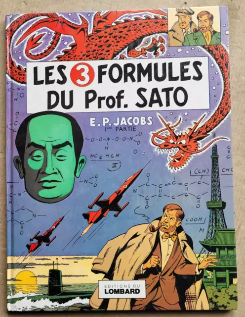 Blake & Mortimer les 3 Formules du ProfSato T 1 E P JACOBS éd Le Lombard 1977