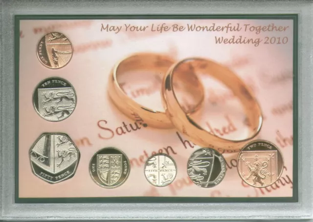 Married in 2010 (Ideal Unusual 14th Wedding Anniversary Present) Coin Gift Set