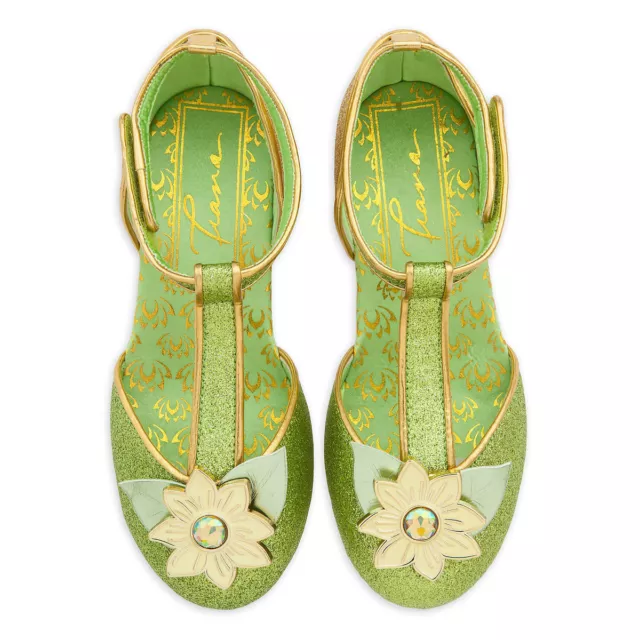 NWT Disney Store Tiana Costume Shoes 9/10,11/12,2/3 Princess