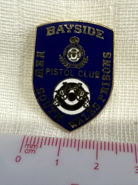 Vintage Bayside New South Wales Prisons Pistol Club Badge