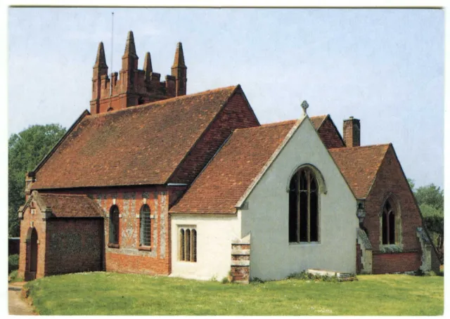 Beric Tempest Colourcard Postcard Eversley St Mary Church Hook Unposted