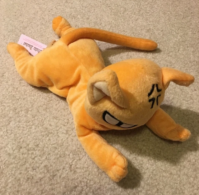 FRUITS BASKET KYO Sohma Cat Laying Down 12" Plush Natsuki Takaya ...
