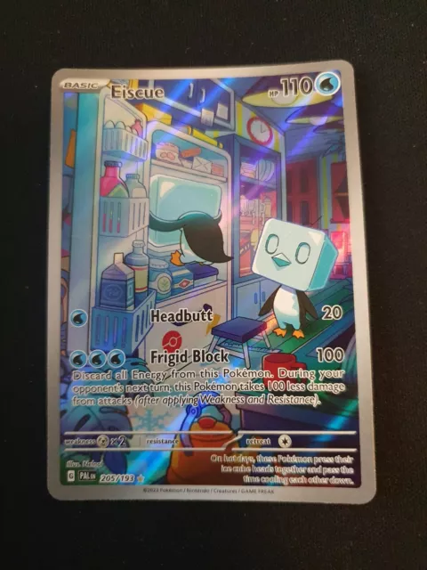 Eiscue - 205/193 Paldea Evolved (Pokemon) Full Art Illustration Rare