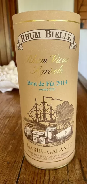 Rhum Vieux Agricole Bielle 2014/2021. 57,8 degrés