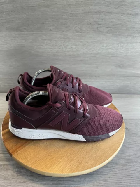 Burgundy new balance 247 clearance
