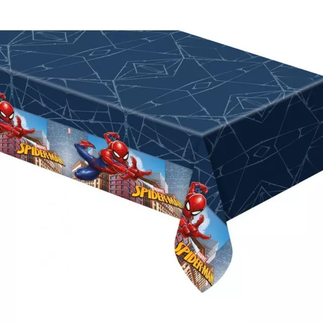 Set di 53 pezzi per feste Spiderman  Piatto torta Bicchiere Tovaglioli Tovaglia 2