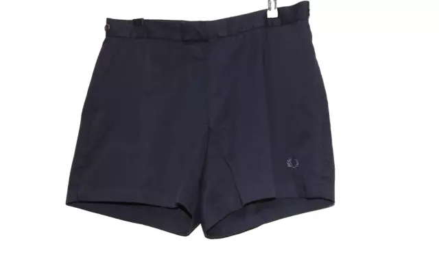 Vintage Fred Perry Navy Blue Tennis Shorts Size W 34''