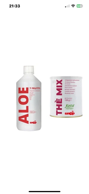 SNEP DETOX PROGRAM - ALOE 7 FRUTTI / THE MIX / Pacchetto mamme Centella  Asiatica EUR 62,00 - PicClick IT