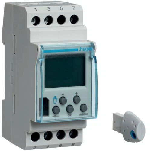 Hager EG103E Digital time switch weekly 1 channel Evolution FREE DHL EXPRESS ...
