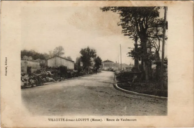 CPA VILLOTTE-devant-LOUPPY - Route de vaubecourt (118900)