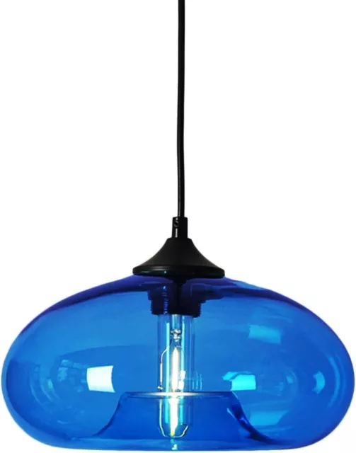 S-Cevada Industrial Vintage Colorful Glass Pendant Light Retro Loft Bar light.