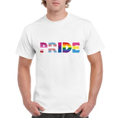 T-shirt Orgoglio Amore Arcobaleno Design stampato sul petto logo LGBT + T-Shirt Manica Corta Top