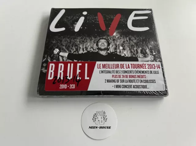 PATRICK BRUEL Live 2014 + Bonus (coffret album 2 CD + 2 DVD) - Neuf sous blister