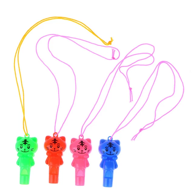 10pz Carini Fischietti Animali Giocattoli Sportivi Cheerleading per Bambini Filler Pinata G-wl