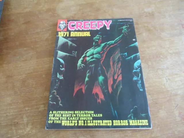 Creepy 1971 Annual High Grade Neal Adams Steve Ditko Alex Toth Art Demon Cover