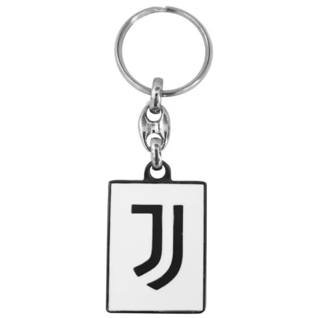 Portachiavi in metallo smaltato logo FC Juventus