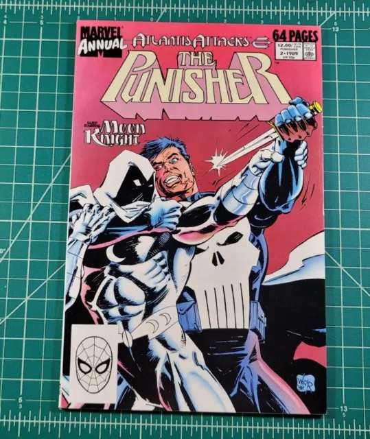 Punisher Annual #2 (1989) 1st Battle vs. Moon Knight Marvel Comics VF+