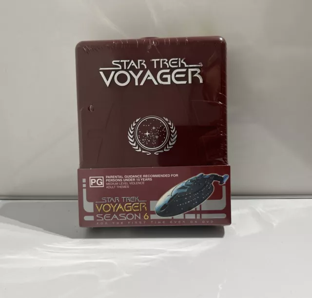 Star Trek Voyager Season 6 DVD 7 Disc Hard Case Collector's Edition Region 4 PAL