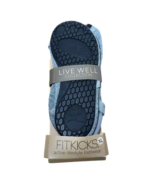 Fitkicks Women's Active Lifestyle Footwear Grey XL NEW Yoga Water Sports