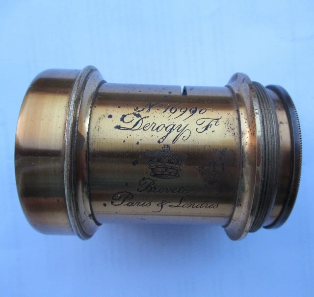 Lot 297 - An A. Ross Early Brass Camera Lens